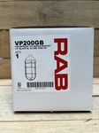 Rab Lighting VP200GB Vaporproof Pendant, 1/2 Black Globe Wire (brand New). Fixed Price $89.67.