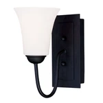 Livex Lighting Ridgedale Wall Sconce Black 6481-04. Fixed Price $113.96.