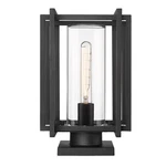 Golden Lighting 6071-OPR Clr Tribeca 14" Tall Pier Mount Post Black. Fixed Price $239.99.