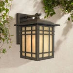 Quoizel Hillcrest 10" High Bronze Outdoor Wall Light. Fixed Price $179.99.