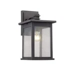 Tristan Transitional Light Black Outdoor Wall Sconce 14" Height. Fixed Price $61.66.