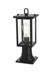 Elegant Lighting OD324P16 Venango 16" Tall Post - Black. Fixed Price $94.00.