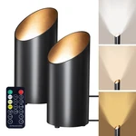 Brightown 2 Pack Floor Can Lights - 6000K Led Up With Remote And Timer.... Fixed Price $59.75.