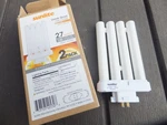 Open Box - 1 Sunlite Linear Quad FML27/30K Warm White 4 Pin Base 27W Fluorescent. Fixed Price $8.00.