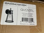 Quoizel BAB8409MBK Barber Light 17 Inch Matte Black Outdoor Wall Lantern (new). Fixed Price $167.40.
