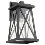 Textured Black One Light Wall Mount From The Artesno Collection. Fixed Price $124.00.