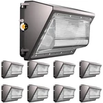 Lightdot 8PACK Led Wall Lights, 100-277V Dusk To Dawn 150W, Brown. Fixed Price $258.77.