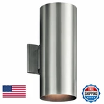 Kichler 9246BA Two Light Indoor/outdoor Wall Mount Brushed Aluminum 15. Fixed Price $253.98.