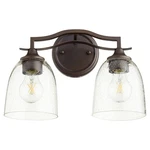 Jardin - 2 Light Bath Vanity Quorum Home Collection Style 14.5 Inches Wide. Fixed Price $86.00.