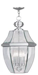 Livex Lighting 2357 Monterey 4 Outdoor Pendant - Nickel. Fixed Price $815.96.