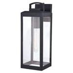 Vaxcel Lighting T0567 Kinzie 17" Tall Outdoor Wall Sconce - Black. Fixed Price $174.99.