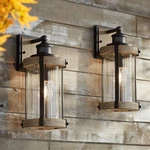 Stan 15 1/2"H Gray Dual-bright Motion Sensor Outdoor Light Set Of. Fixed Price $399.98.