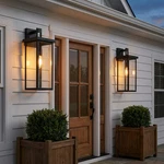 Pack 20'' Outdoor Led Wall Light Porch Sconce Fixture For Patio Hallway Indoor. Fixed Price $179.99.