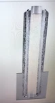 Feiss WB1870CH-L1 Cutler Led Glass Wall Sconce Lighting, Chrome Generation Brand. Fixed Price $59.97.