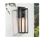 Lnc Modern Textured Black Rectangle Outdoor Wall Lantern Contemporary Sconce. Fixed Price $47.99.