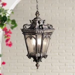 Kichler Tournai Collection 25" High Traditional Outdoor Hanging Light. Fixed Price $784.99.
