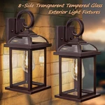 Outdoor Wall Lanterns Aluminum Anti-rust Porch Lights IP65 Waterproof,set 2. Fixed Price $64.99.