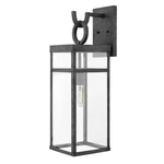 Hinkley Lighting Porter Outdoor 1 25" Wall, Aged Zinc/clear 2805DZ-LL. Fixed Price $390.15.