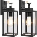 Beslowe 14 Upgraded Motion Sensor Outdoor Wall Lights, Dusk To Dawn Porch. Fixed Price $74.10.