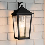 Quoizel Stoneleigh 16 1/2" High Mottled Black Outdoor Wall Light. Fixed Price $249.99.