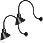 Htm Lighting Angled 10" Black Shade With 24" Gooseneck Arm (2-PACK). Fixed Price $224.99.
