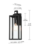 Uixe 2-LIGHT Matte Black Hardwired Outdoor Lantern Sconce Seeded Glass. Fixed Price $40.01.