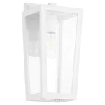 White One Light Wall Mount From The Bravo Collection. Fixed Price $159.00.