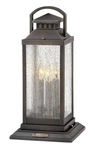 Hinkley Lighting 1187 Revere 120V 3 20" Tall Heritage Pier - Blackened. Fixed Price $849.00.