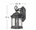 Hinkley 1720BG Regal Small Wall Mount Lantern. Fixed Price $99.99.