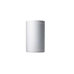 Justice Design Ambiance Lrg Cyl Perfs Sconce, Outdr, Open Top/bot, Bisq, Incan. Fixed Price $198.40.
