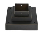 Z-lite Sqpm-orb Pier Mounts Oil Rubbed Bronze Outdoor Posts + Hardware. Fixed Price $14.75.