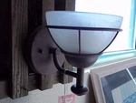 Dolan 257-22 Wall Sconce Brownstone Alabaster Glass 6"W 6-1/2"H. Fixed Price $69.00.