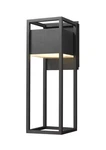 Barwick 1-LIGHT Outdoor Wall Sconce In Black. Fixed Price $264.00.