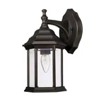 Capital Lighting Cast Outdoor Lantern, Old Bronze, Clear Glass - 9830OB. Fixed Price $34.99.