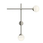 Sonneman 2062-15 Sabon Light 15" Tall Led Wall Sconce Nickel. Fixed Price $870.00.