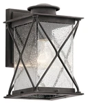 Kichler 49743WZC Argyle Small Outdoor Wall Lantern Weathered Zinc. Fixed Price $209.99.