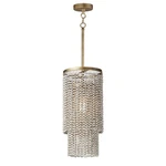 Maxim 22461WWDGS Fontaine Light Pendant-golden Silver. Fixed Price $358.00.