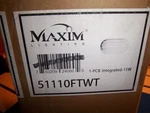 New Maxim Lighting 1-PCB Integrated -15W 5111OFTWT Free Shipping. Fixed Price $39.98.