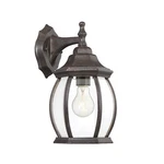 Savoy House 1-LIGHT Outdoor Wall Lantern, Rustic Bronze M50053RB. Fixed Price $154.99.
