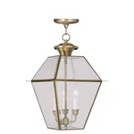 Livex Lighting Westover Outdoor Chain Hang Antique Brass 2385-01. Fixed Price $519.96.