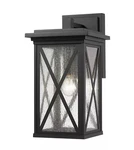 Z-lite Brookside 1-LIGHT Outdoor Wall Sconce In Black. Fixed Price $89.99.
