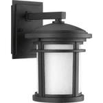 Nib Nice Progress-lighting P6084-31 Outdoor Black Wall W/ Linen-look Glas. Fixed Price $89.95.