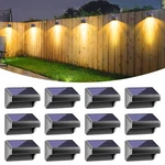Bridika Solar Fence Lights, 12 Pack, Warm & Rgb. Fixed Price $111.50.