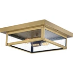 Quoizel WVR1612 Brass Westover 2-LIGHT 12"W Outdoor Flush Mount Ceiling Fixture. Fixed Price $189.99.