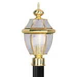 Livex Lighting Monterey Outdoor Post Head Polished Brass 2153-02. Fixed Price $185.96.