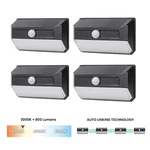 4-PACK Solar Smd Led Security Wall LIGHT,120 X26 Ft Motion Detection. Fixed Price $28.27.