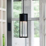 Hinkley Shelter 24 1/2" High Black Led Outdoor Hanging Light. Fixed Price $398.65.