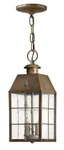 Hinkley Lighting H2372 Nantucket Outdoor Heritage Pendant - Brass. Fixed Price $399.00.