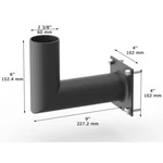 Slip Fitter Tenon Adapter 90 Degree Wall Mount Bracket For Parking Shoebox Light. Fixed Price $39.88.