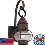 Designers Fountain 1761-RT Nantucket Wall Lanterns Rustique Rustic 18.25IN H. Fixed Price $95.66.